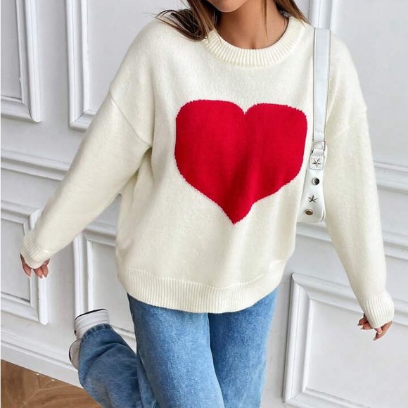 Sweater hearts trending fashion 2025 - Picture 2 of 3